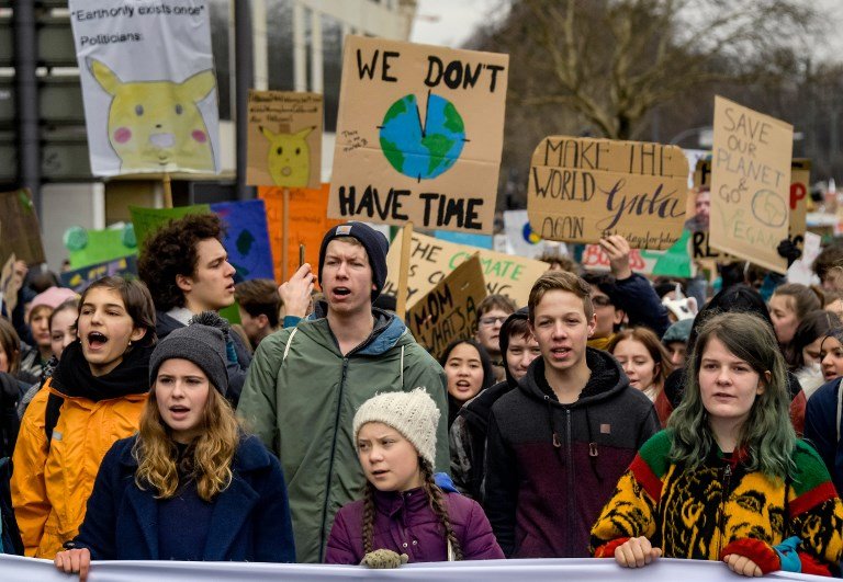 漢堡市3千學生罷課 籲為氣候變遷採取行動