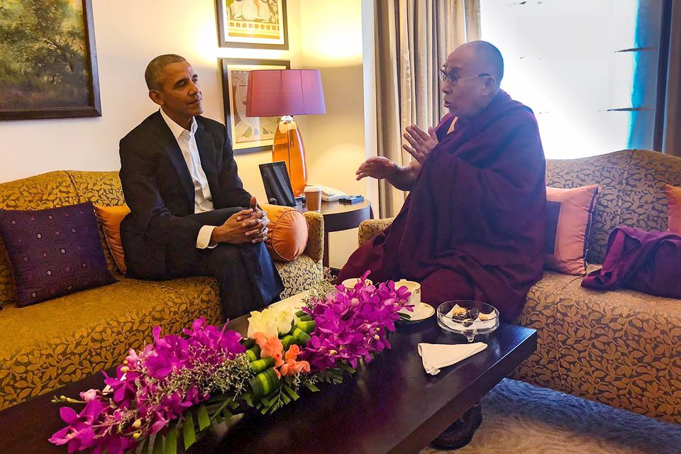 見完習近平 歐巴馬印度會晤達賴喇嘛