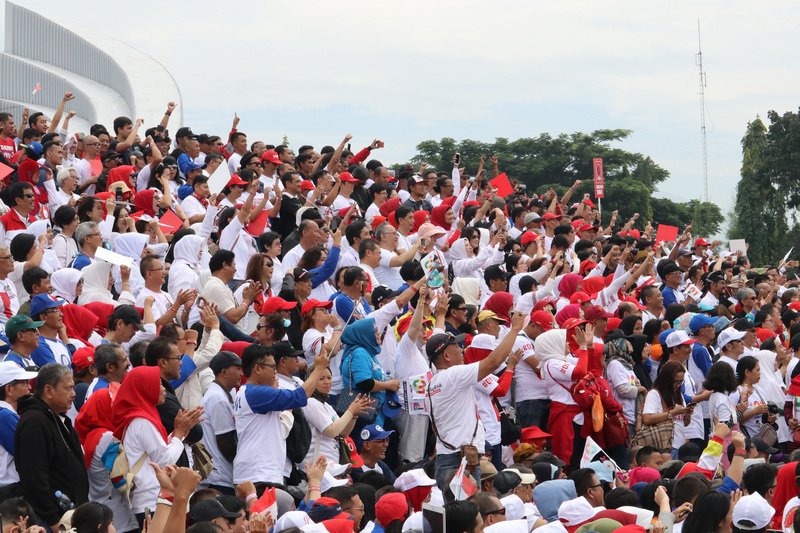 印尼民主邁步 總統及國會選舉同步舉行