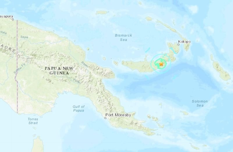 USGS：巴紐傳規模6.1地震