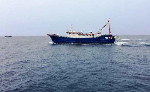 越南指控中國漁船非法捕撈 以漁檢船驅逐