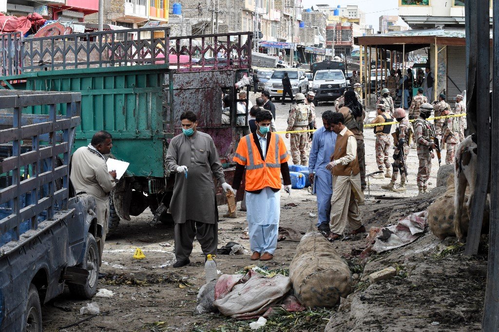 巴基斯坦水果市場爆炸 最少16死30傷