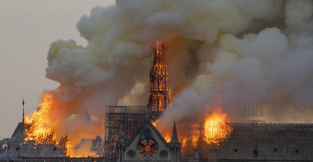 巴黎聖母院大火 檢方：無跡象顯示人為縱火