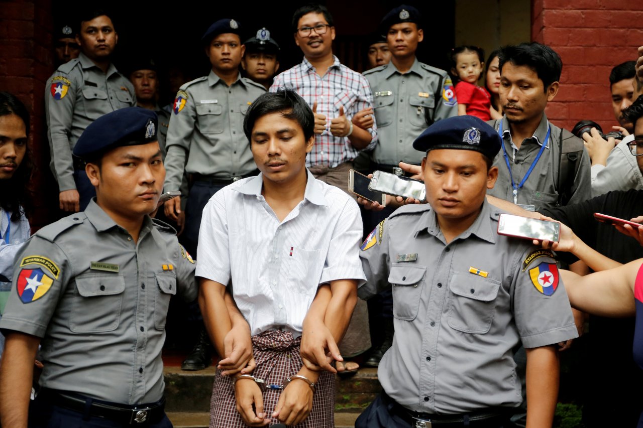 路透社記者遭判刑7年 緬甸最高院駁回上訴