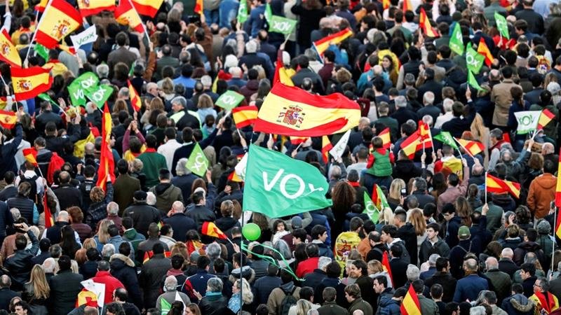 西班牙極右派崛起 歐洲議會選舉添變數