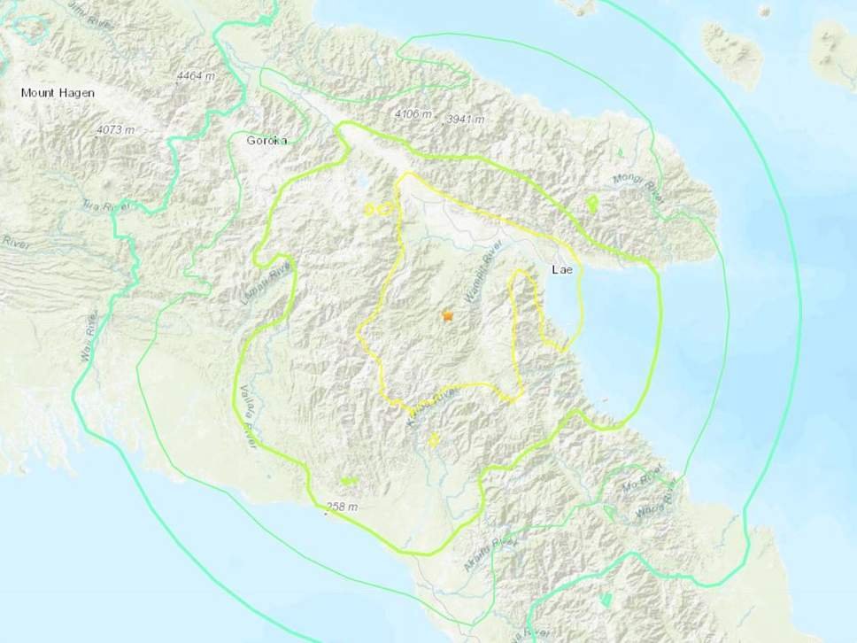 巴紐7.2強震 未傳傷亡