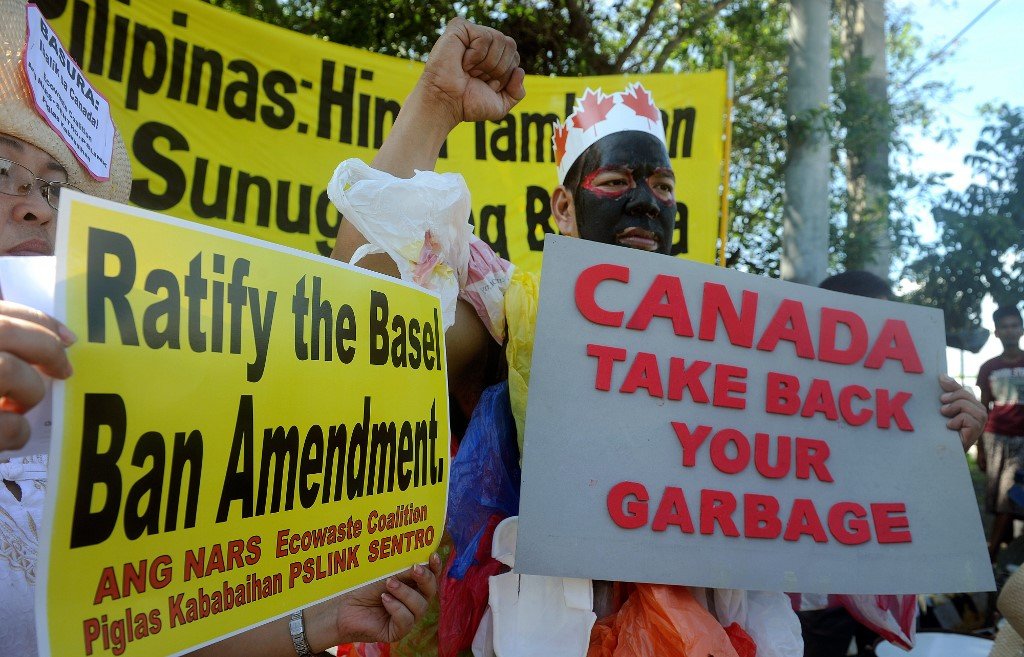 加拿大遲不運回腐爛垃圾 菲律賓召回駐加大使