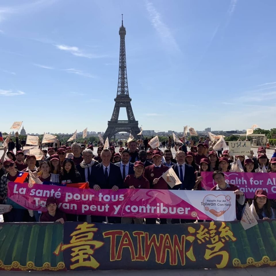 與台灣同行在巴黎 法國會議員挺台參與WHA