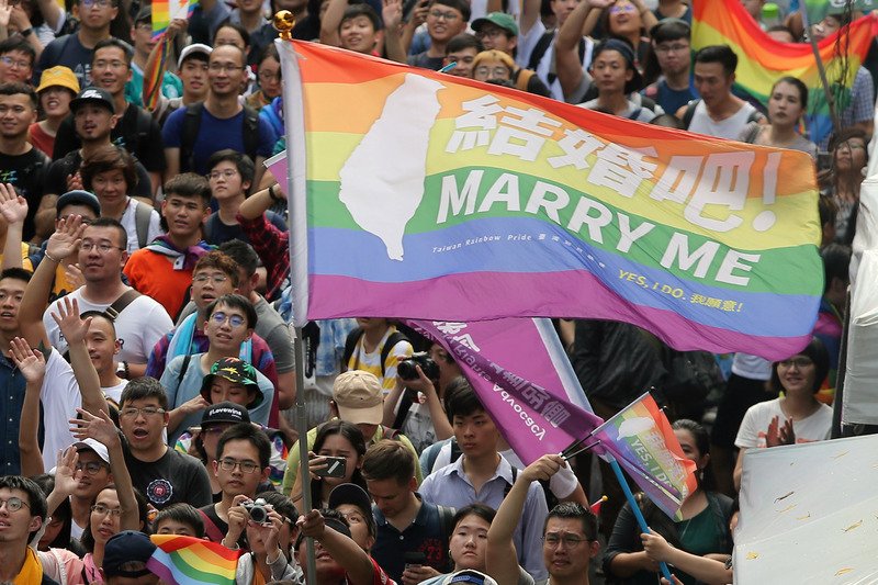 華郵：台灣婚姻平權是道里程碑 具示範價值