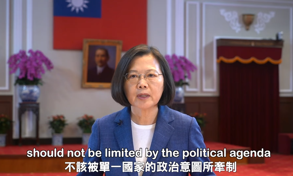 藉影片向國際發聲 總統：台灣不該被摒除在WHA外