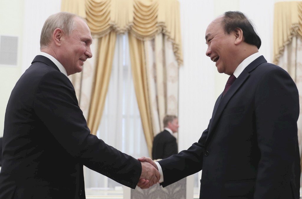 越南總理阮春福訪俄 加強兩國能源合作