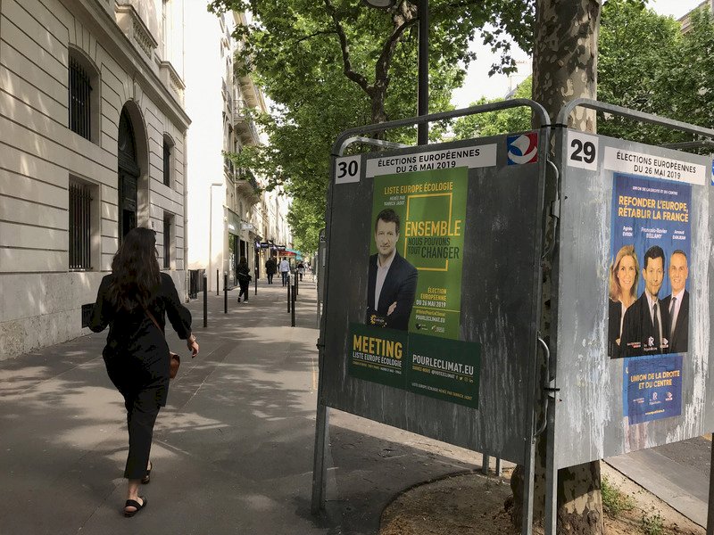 歐洲議會選舉在即 法國各地送接駁或蔬果促投票