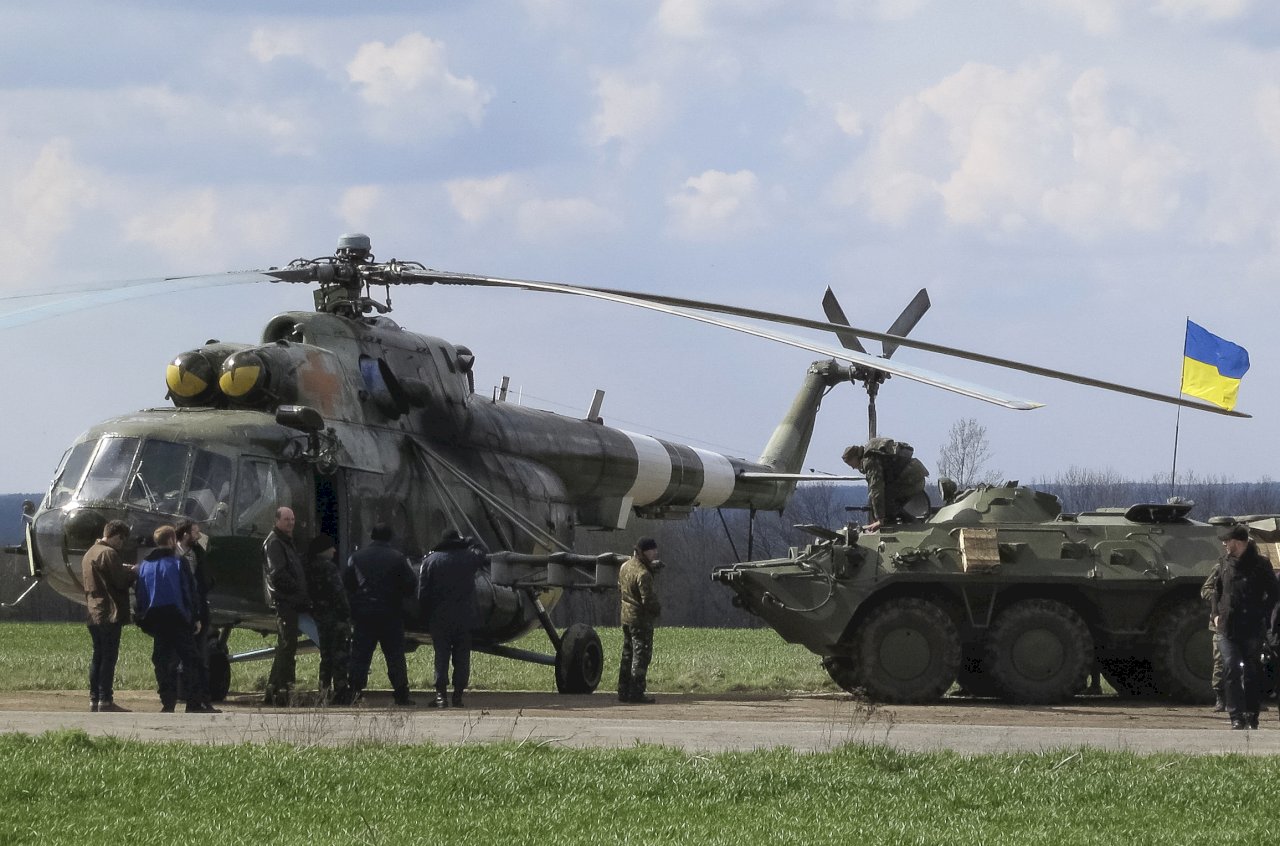 烏克蘭軍用直昇機墜毀 4軍人死亡