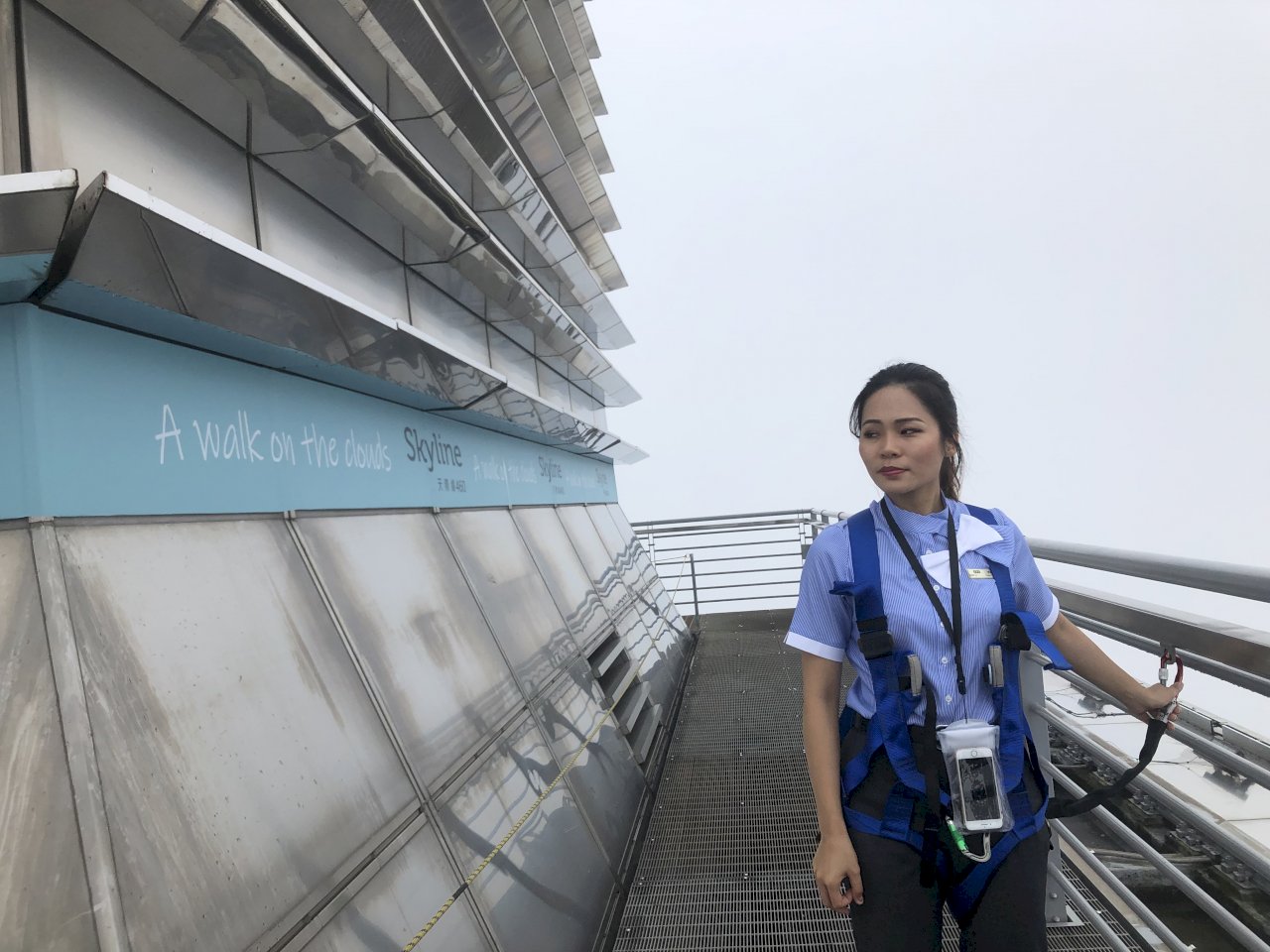 亞洲最高戶外觀景台 台北101頂樓首度開放