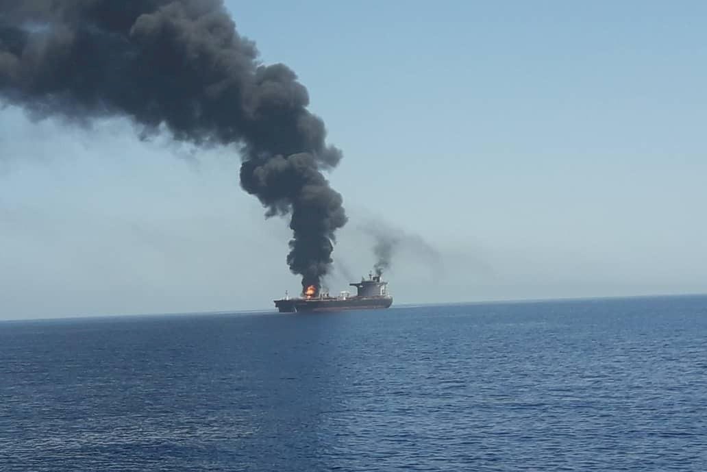 中油承租油輪阿曼灣遭襲 美怪罪伊朗