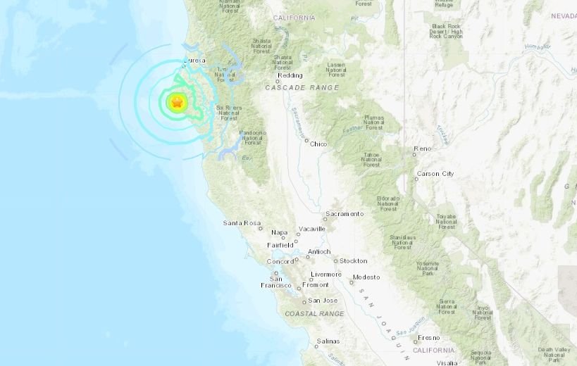 北加州規模5.6地震 未傳傷亡災損