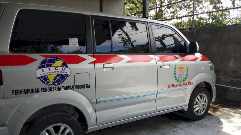 協助印尼地震災民 台商捐救護車蓋學校