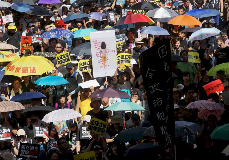 專家：香港反送中為台灣大選添變數 有利蔡總統