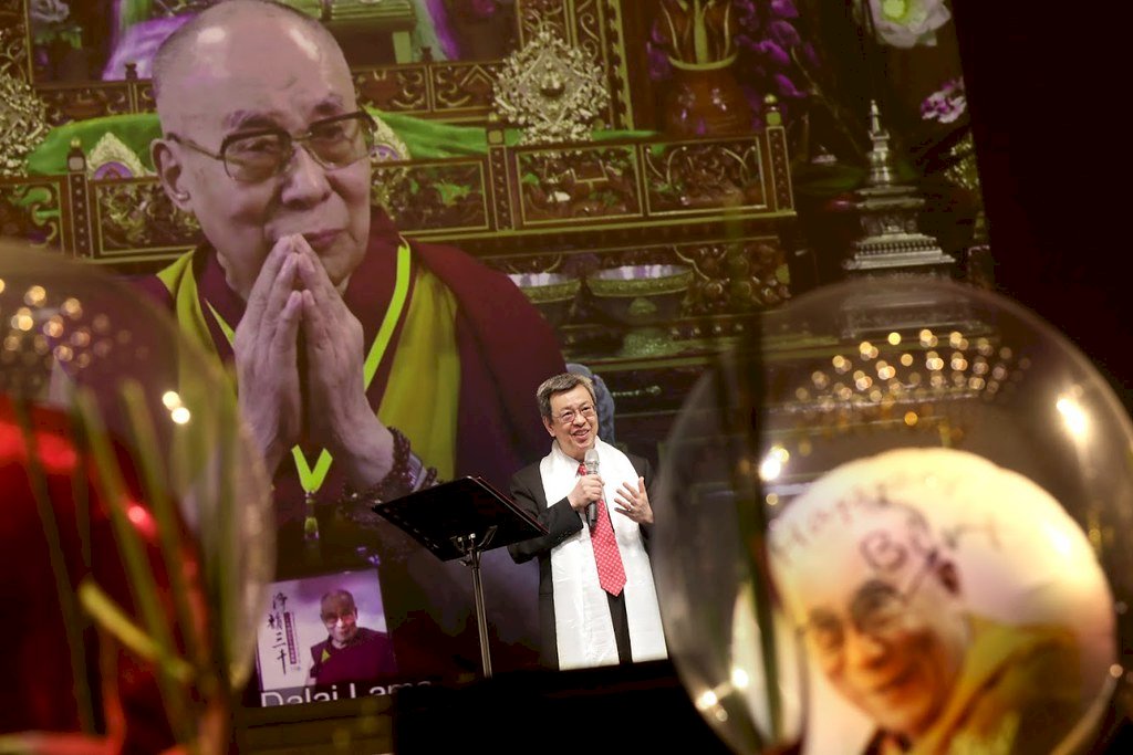 出席和平祈福音樂會 副總統視訊向達賴喇嘛祝壽
