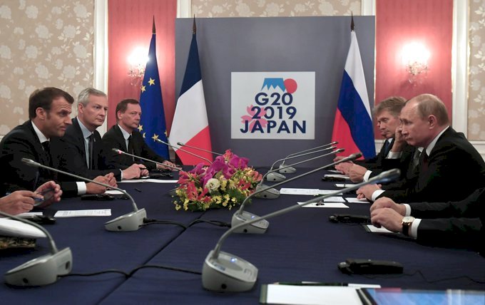 G7峰會前 馬克宏尋求蒲亭推進烏東和平