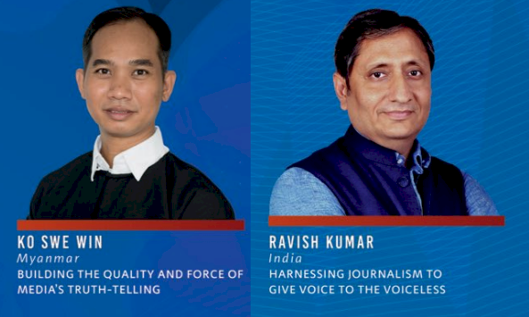 麥格塞塞獎 印度和緬甸記者勇於追尋真相獲獎