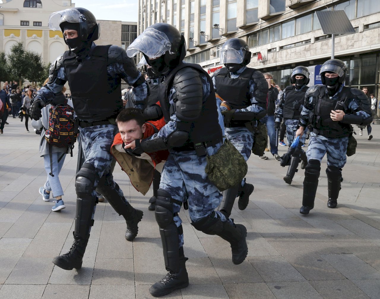 德國：俄逮捕抗議人士 違反其國際義務
