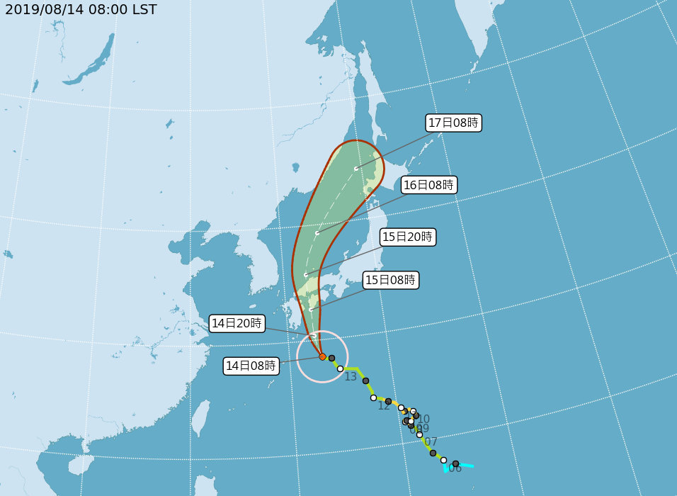 颱風柯羅莎襲日 盂蘭盆節假期被攪局