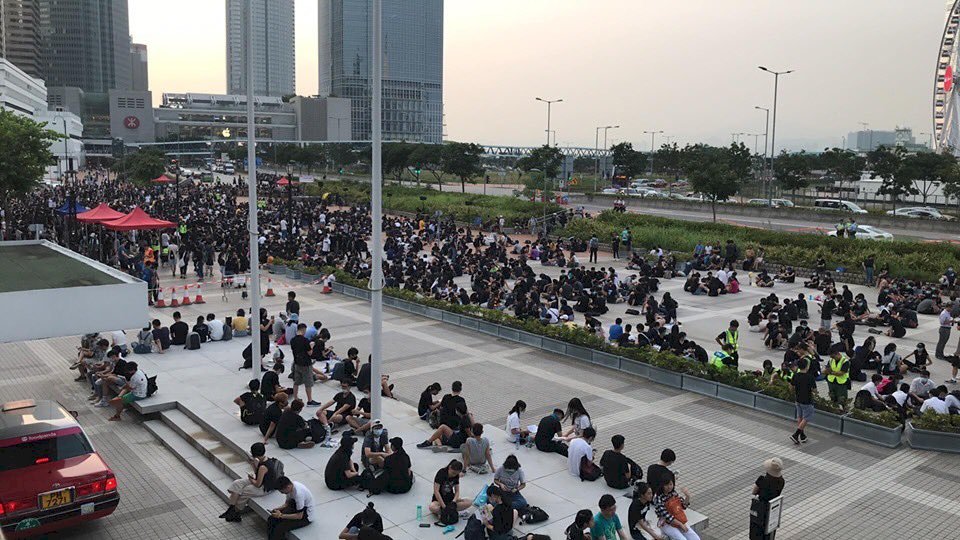 近千香港中學生參加反送中 響應9/2罷課