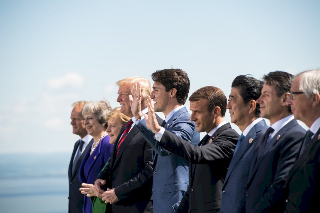G7峰會今登場 野火貿易戰烏雲罩頂