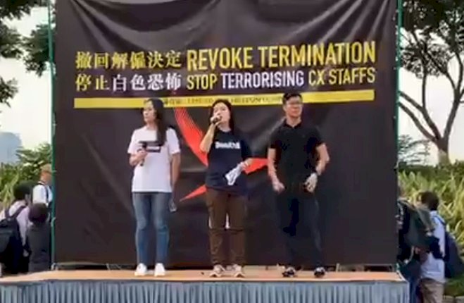 反白色恐怖 香港千人示威