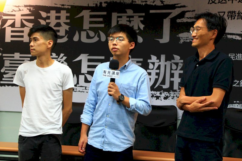 黃之鋒：希望全台總動員支持香港的民主