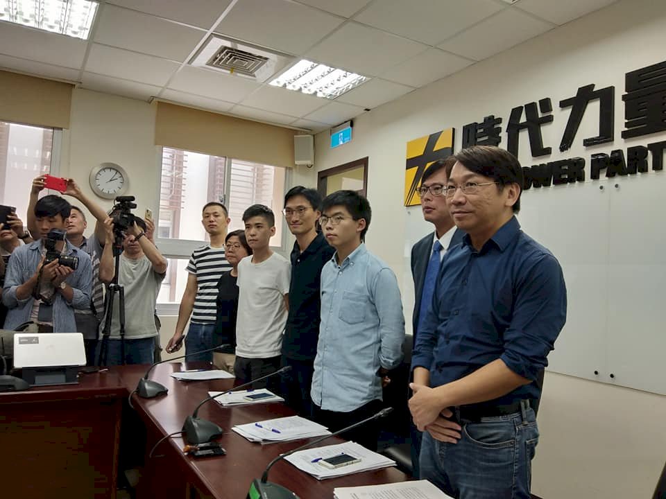 黃之鋒：盼支持反送中成為台灣跨黨派共識