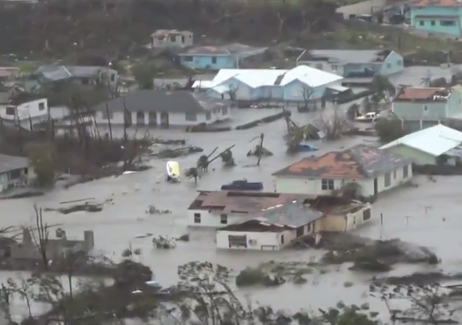 怪獸颶風多利安重創巴哈馬 直撲佛州6萬人待救援 (影音)