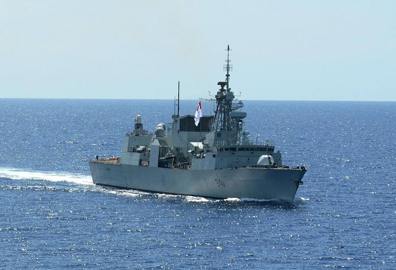 渥太華號軍艦穿越台海 加國駐台機構：與以往做法一致