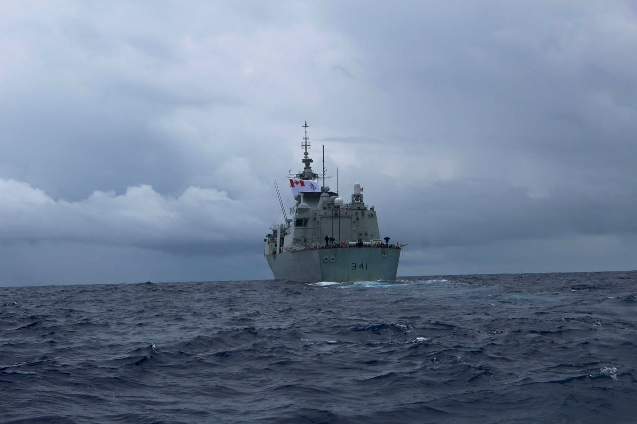 加拿大軍艦通過台海 國防部：全程掌握
