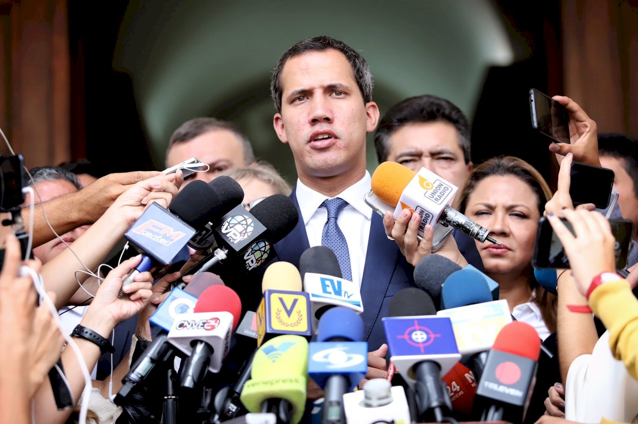 拜登重申 支持委內瑞拉反對派領袖瓜伊多