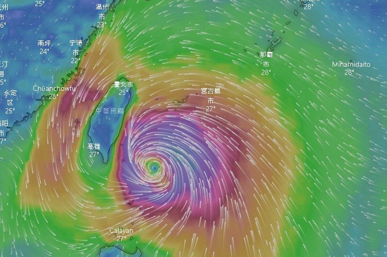 米塔颱風逼近 總統關切防颱準備