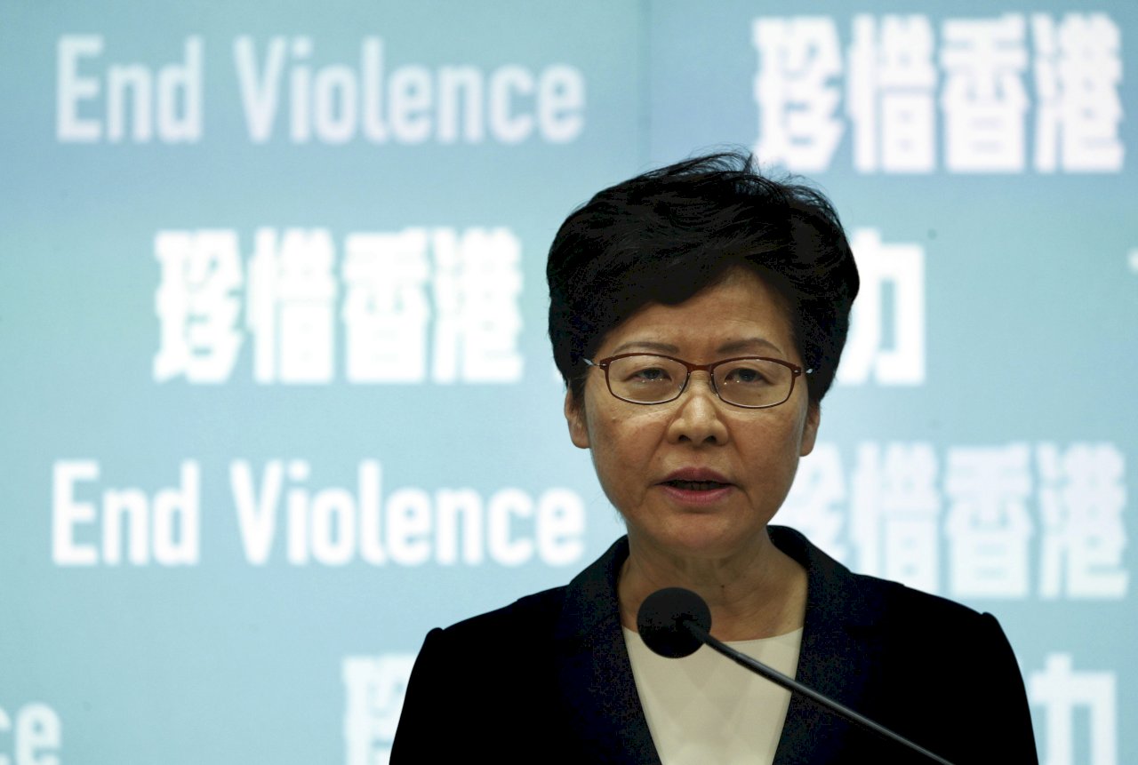林鄭月娥錄影講話譴責暴力 指市民擔心害怕