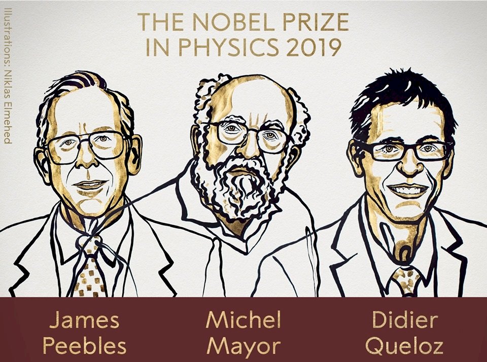 對天文學開創性貢獻 3學者摘諾貝爾物理學獎