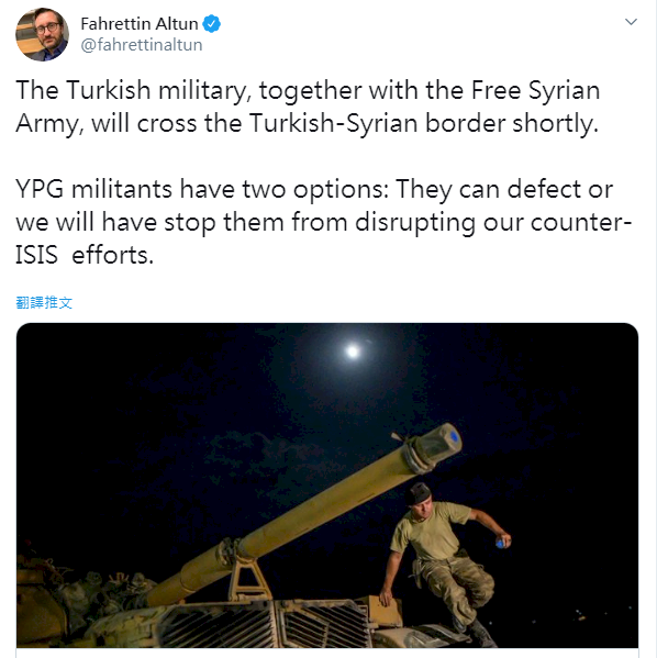 美國突撤軍 土耳其放話將很快揮師敘利亞