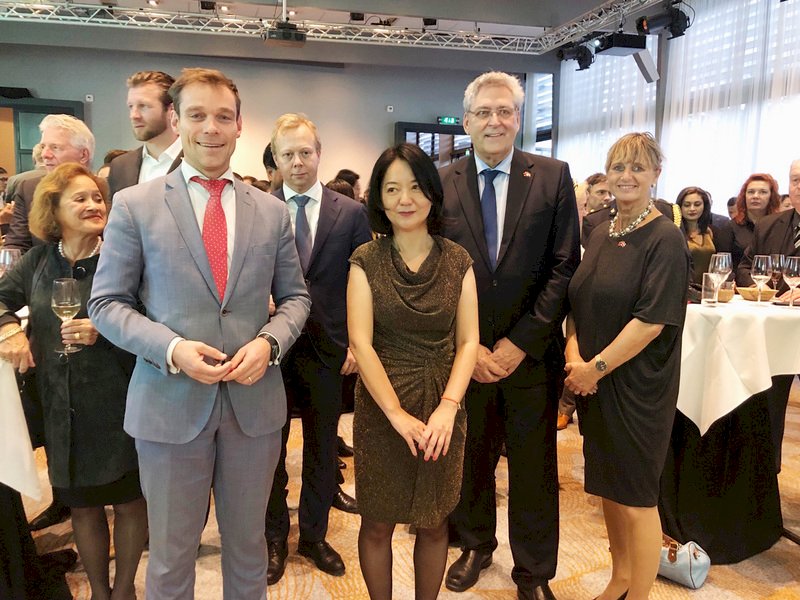 荷蘭眾議員出席國慶酒會 力挺台灣國際參與