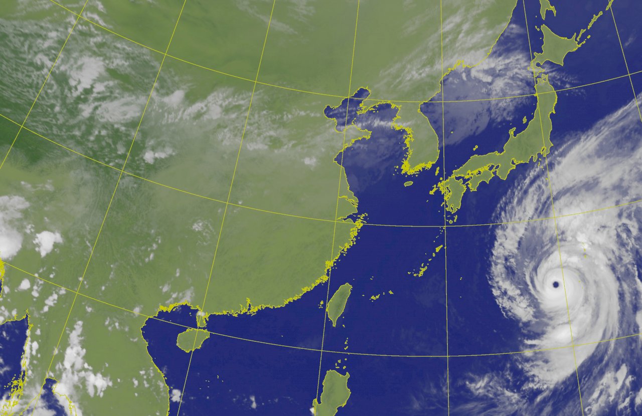颱風哈吉貝威力強規模大 襲日時間恐拉長