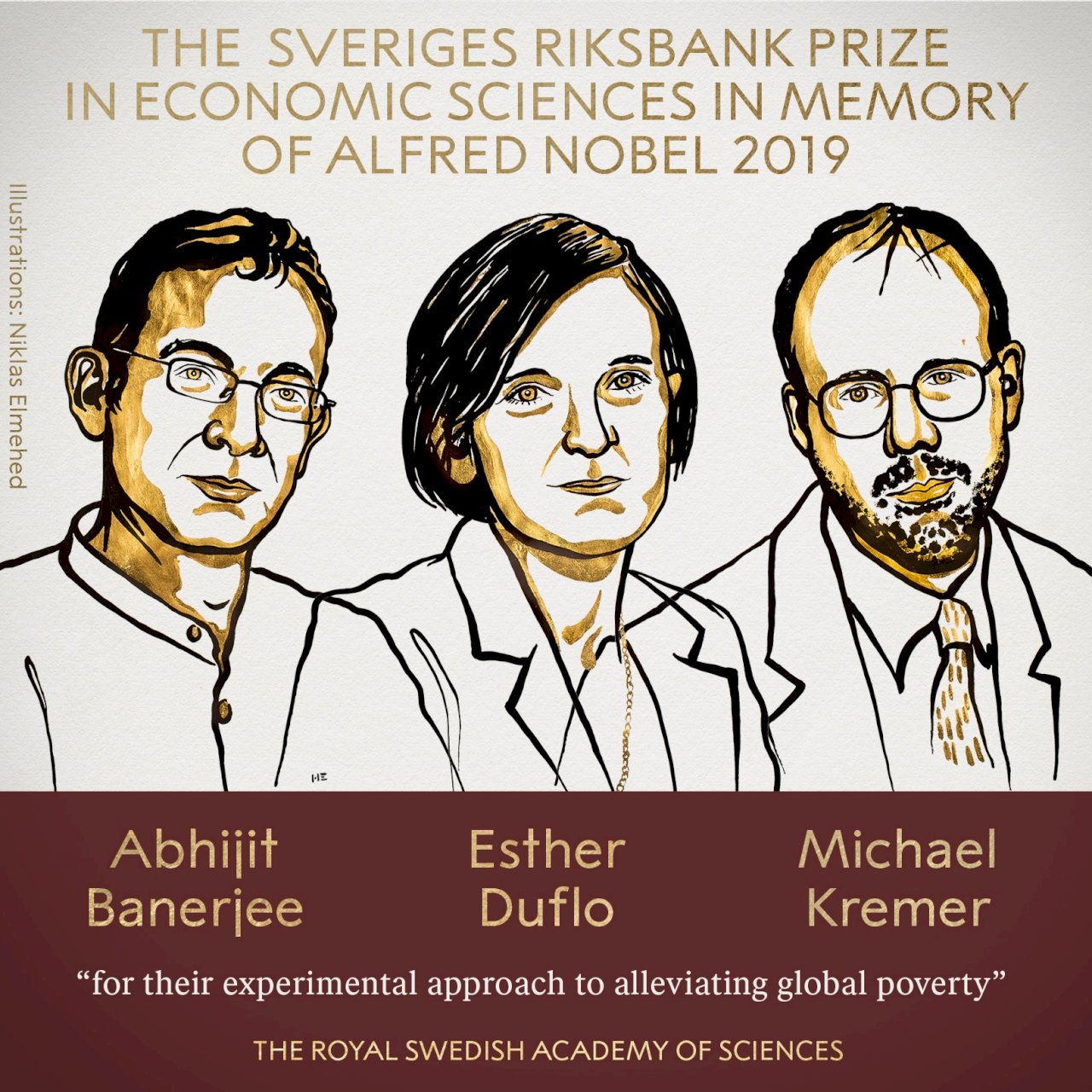 2019諾貝爾經濟學獎：美法三位學者共享殊榮