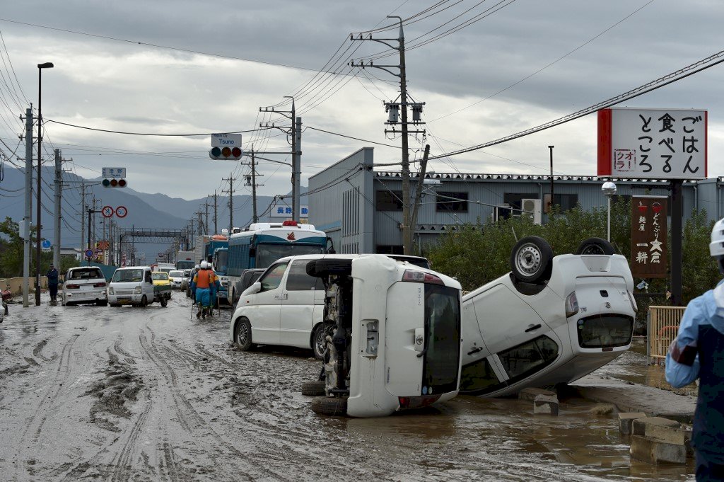 哈吉貝襲日已58死 降雨恐造成二次災害