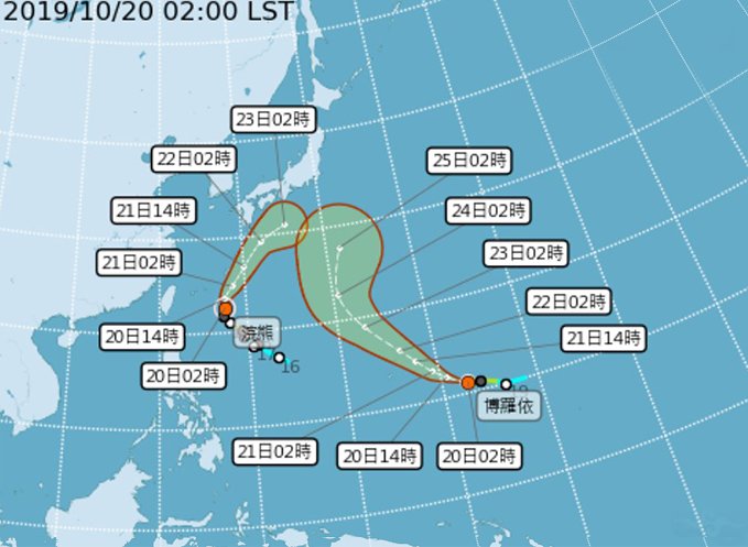 颱風浣熊影響 日本沖繩入夜留意強風大雨