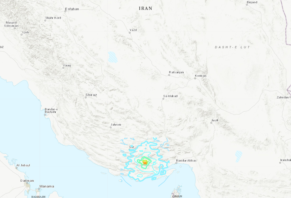 伊朗南部規模5.6地震 未傳災情