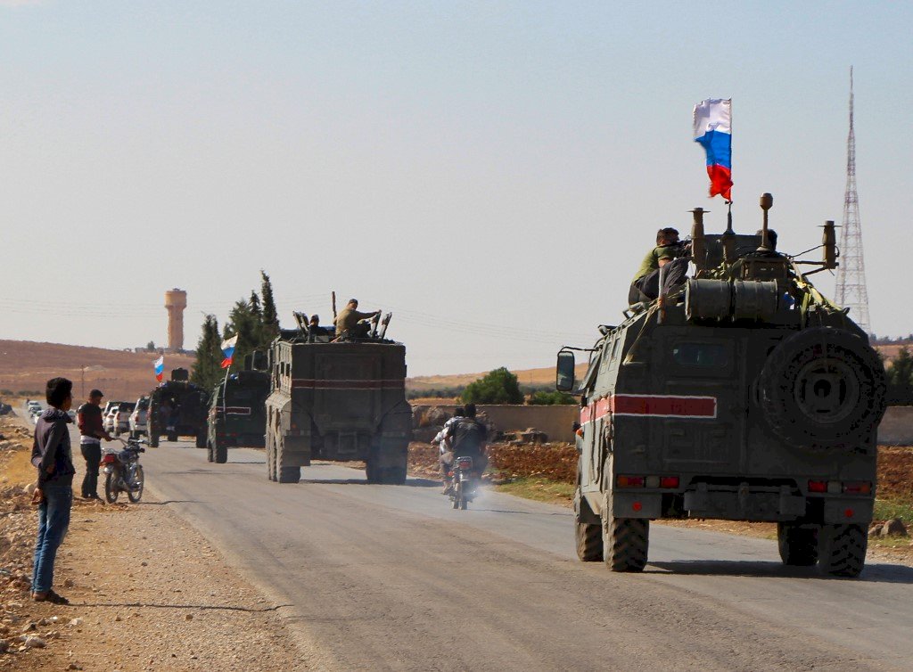 俄軍巡邏敘土邊境 確保庫德族民兵撤退