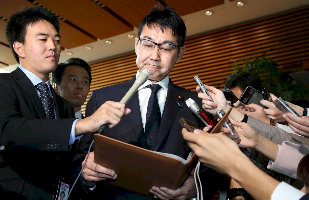 日本法務大臣遞辭呈 安倍內閣一週走2人