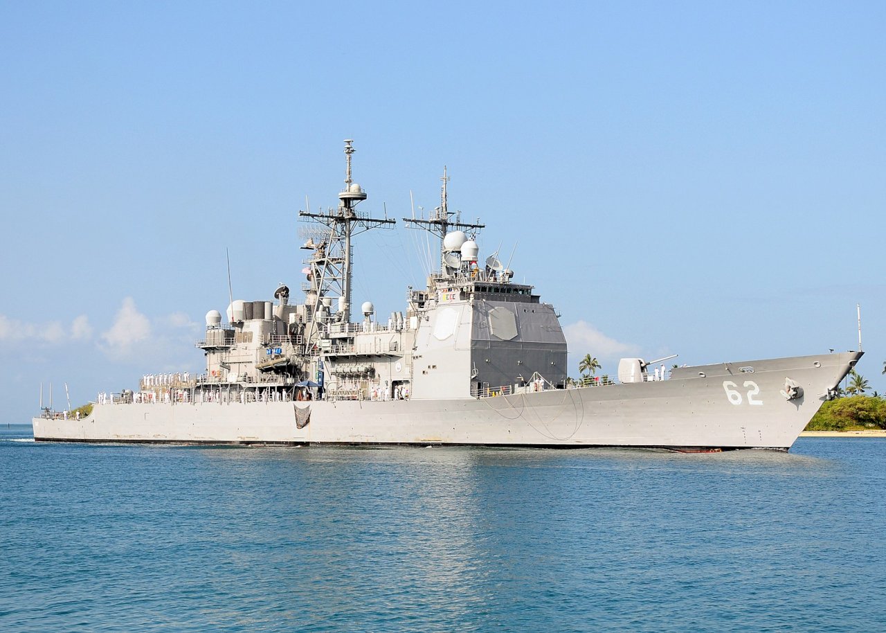 NHK：牽制中國 美神盾級巡洋艦通過台灣海峽