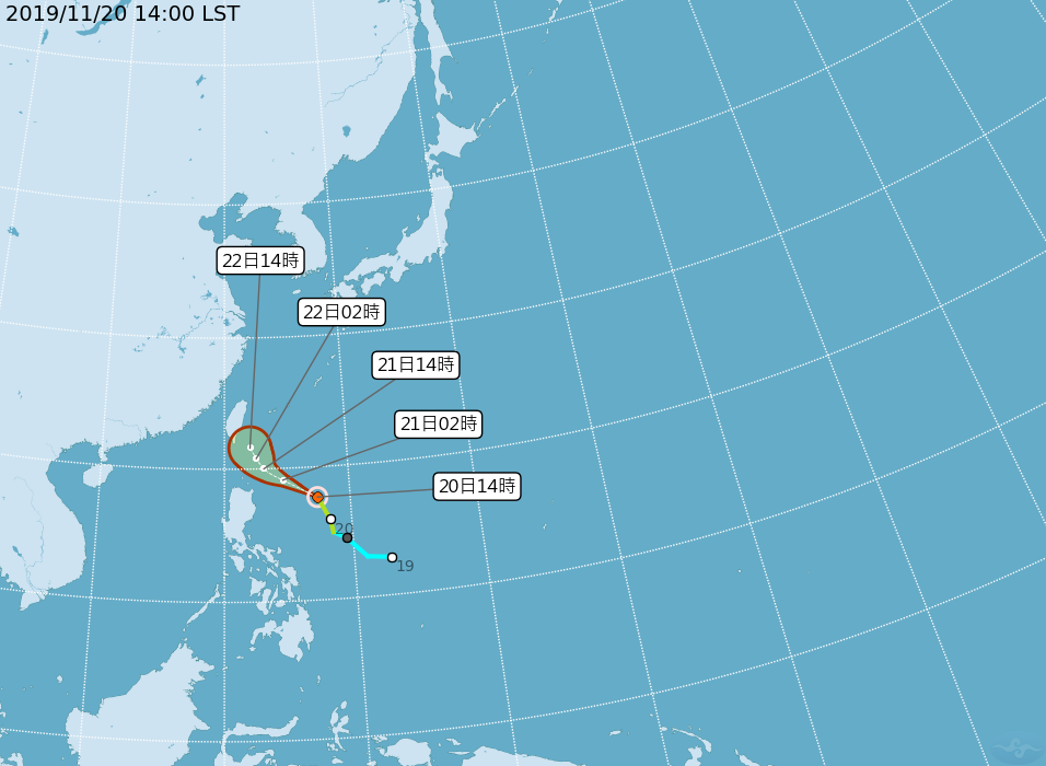 鳳凰颱風路經往東修正 最快明早發海警